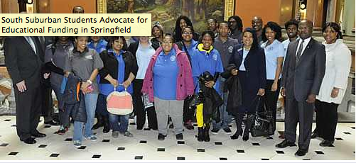 Read more about the article South Suburban Students Advocate for Educational Funding in Springfield